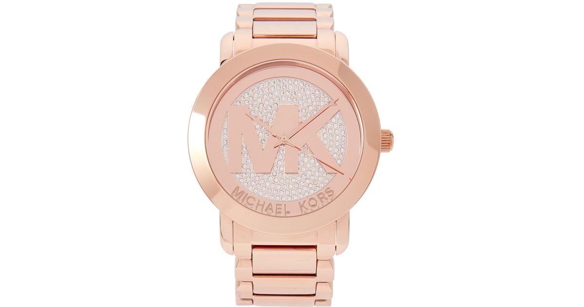 MK pink watch