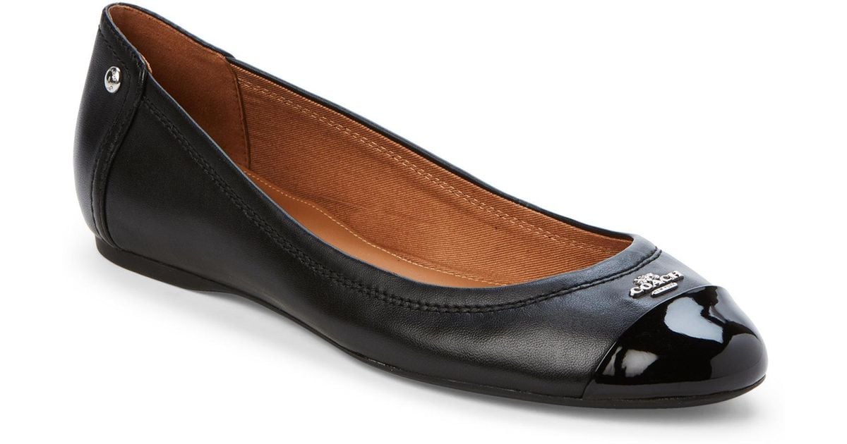 coach pointed toe flats