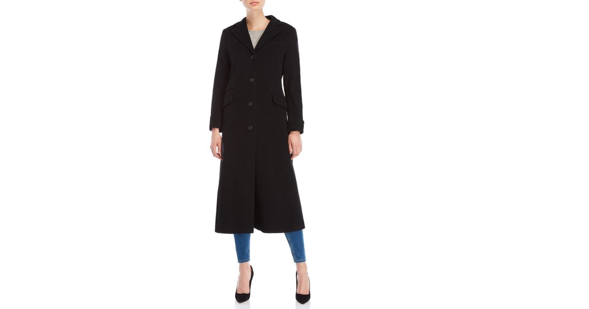 ralph lauren maxi reefer coat