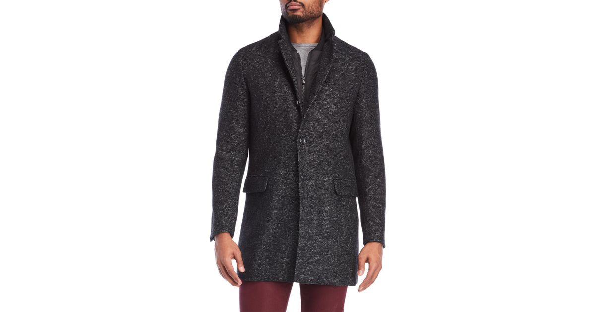michael kors slim fit top coat