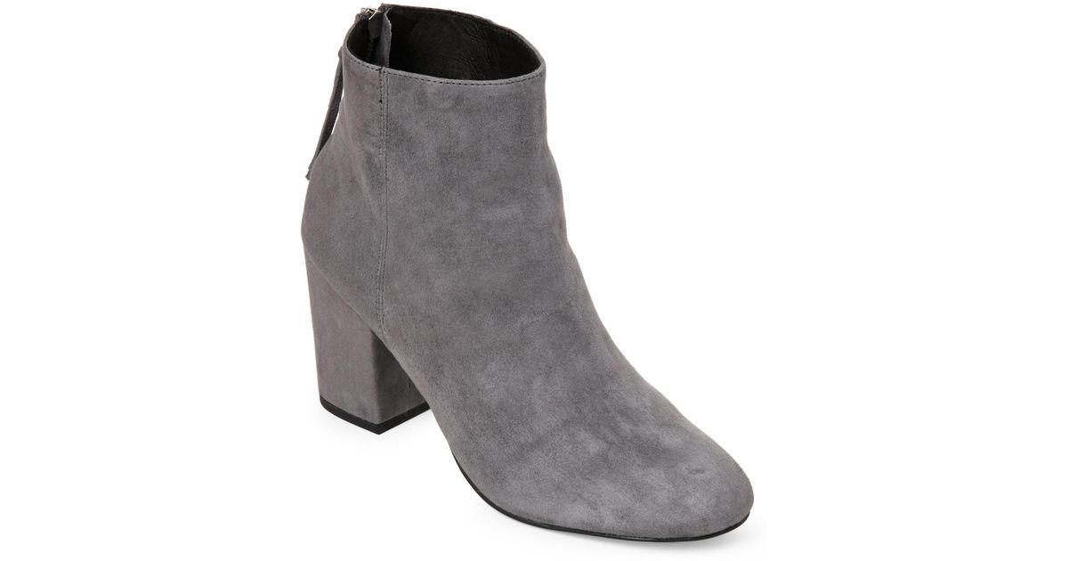 steve madden grey ankle boots