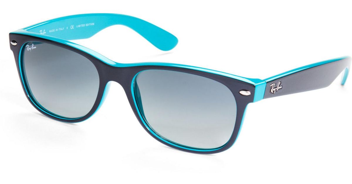 turquoise wayfarer sunglasses