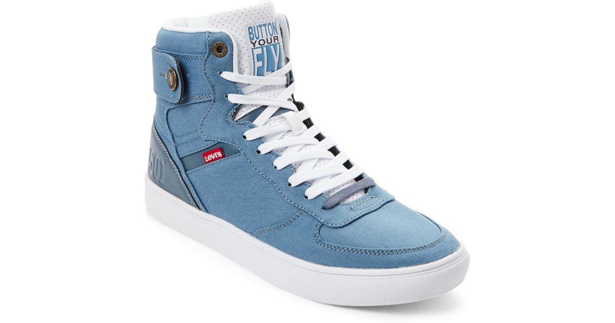 levi high top shoes