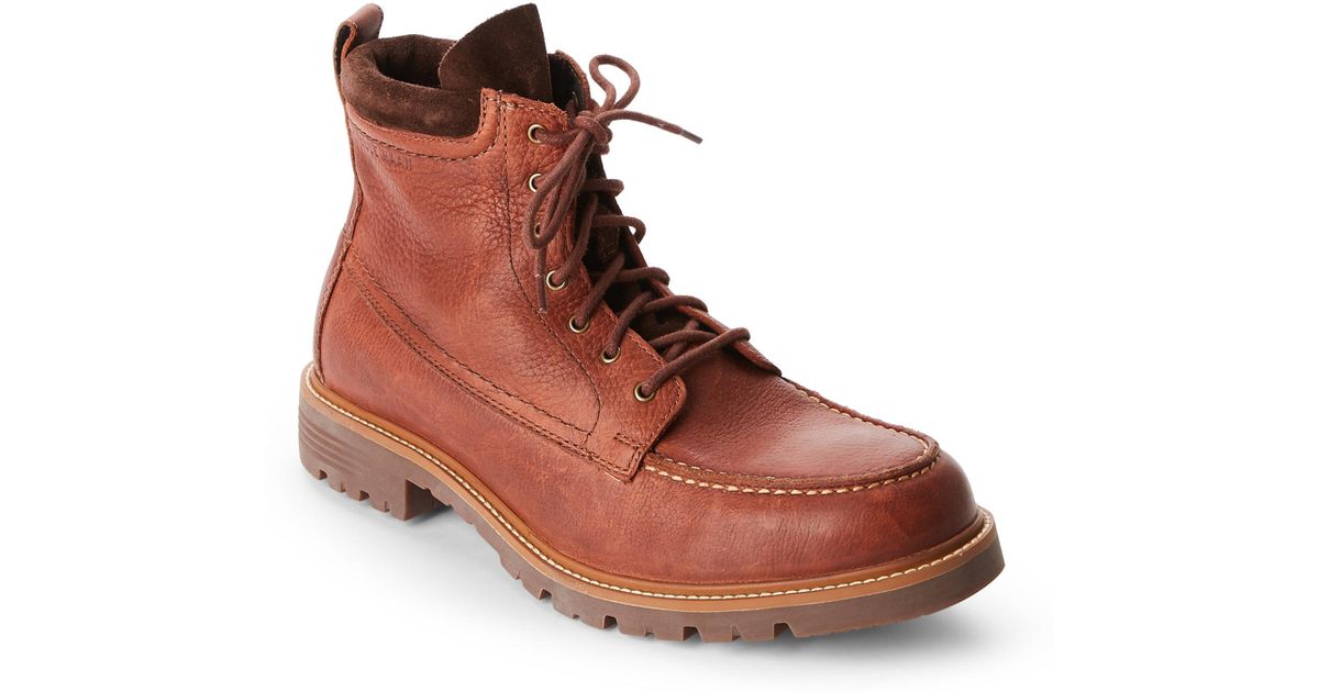 cole haan moc toe boot