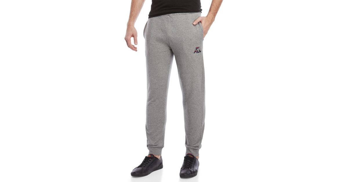 fila sweatpants grey