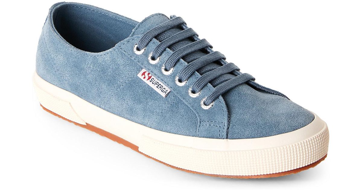 superga blue suede