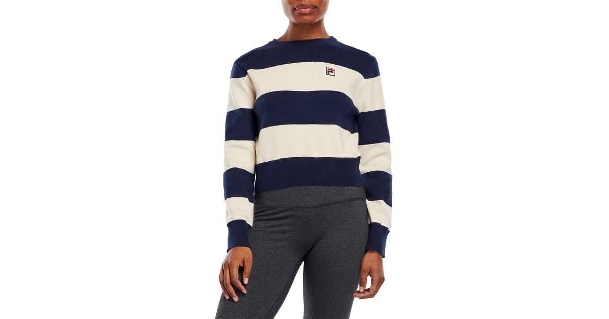 fila striped sweater