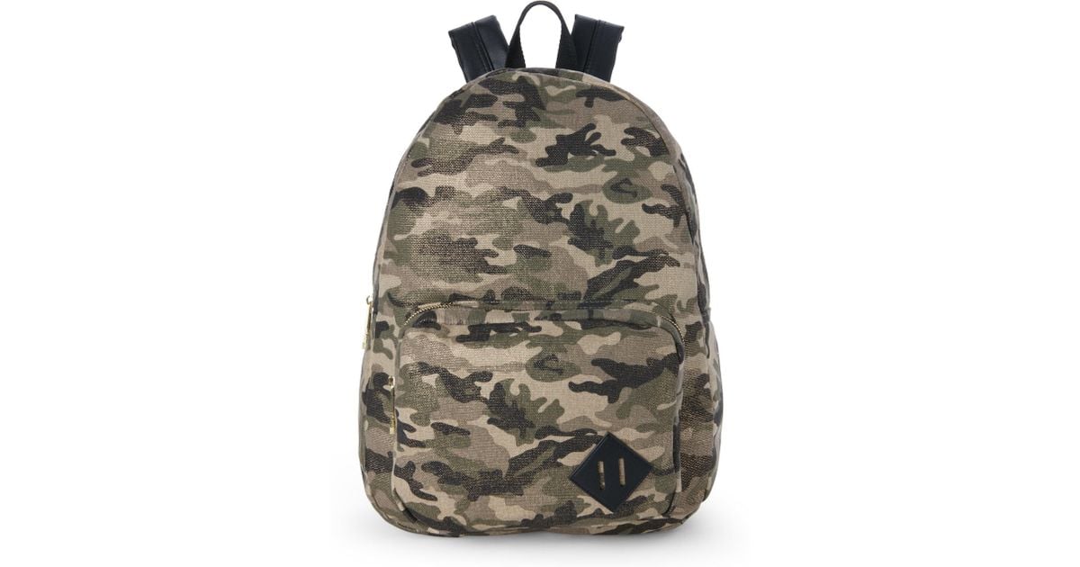 camo girls backpack