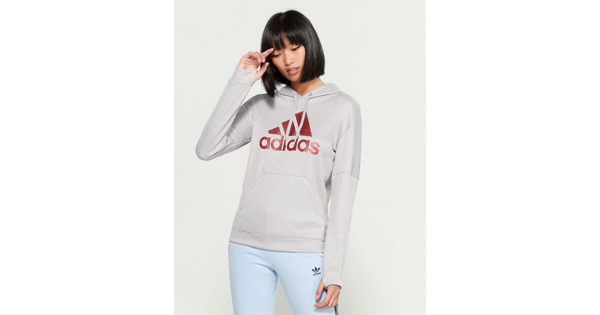 adidas shine logo hoodie