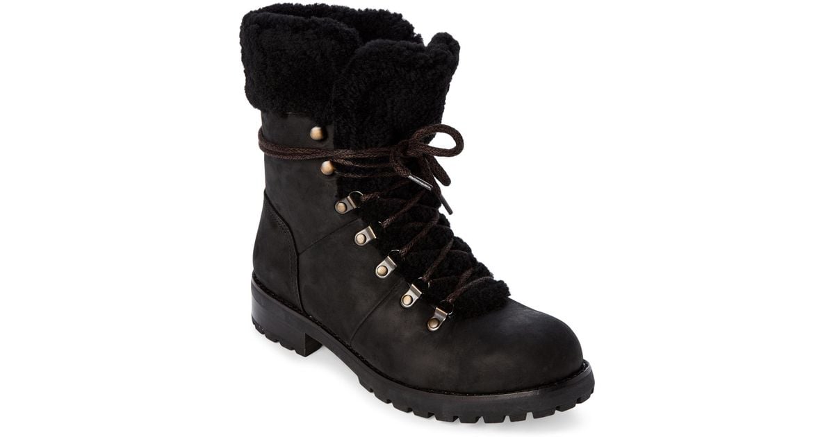 black uggs with laces
