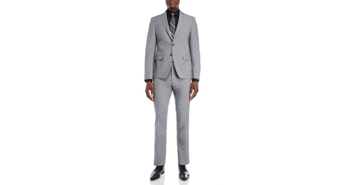 calvin klein extra slim fit suit