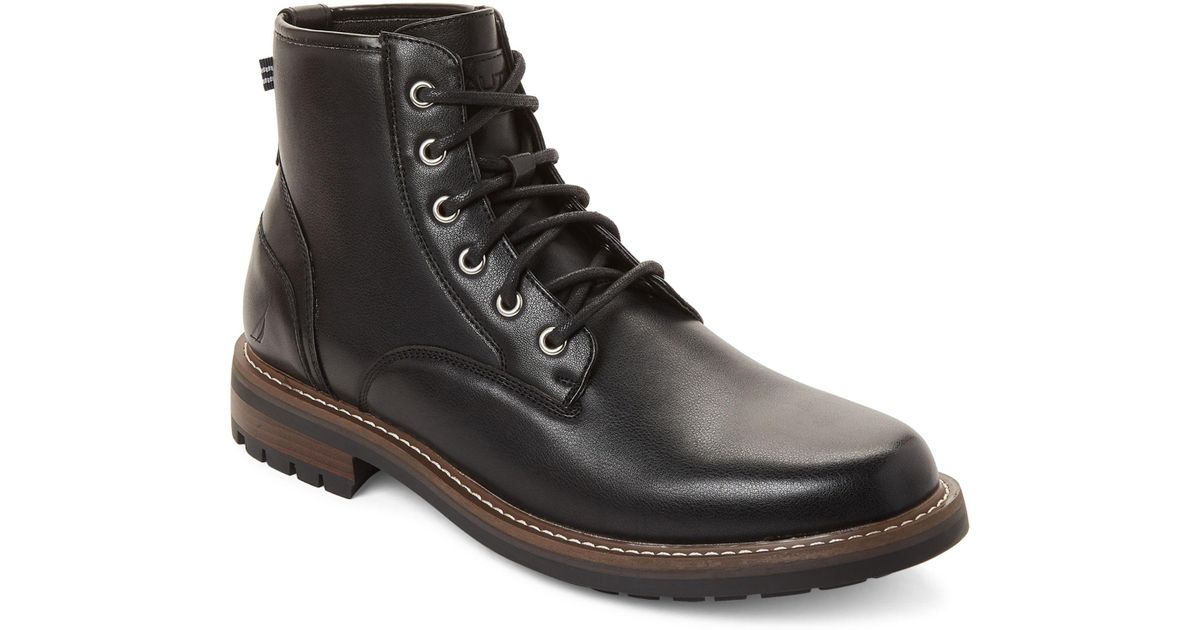 nautica side buckle lug boots