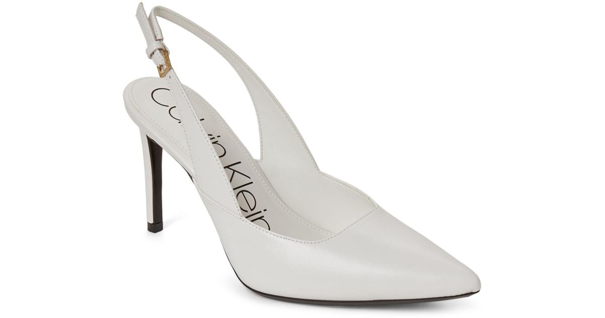 calvin klein women's rielle slingback pumps