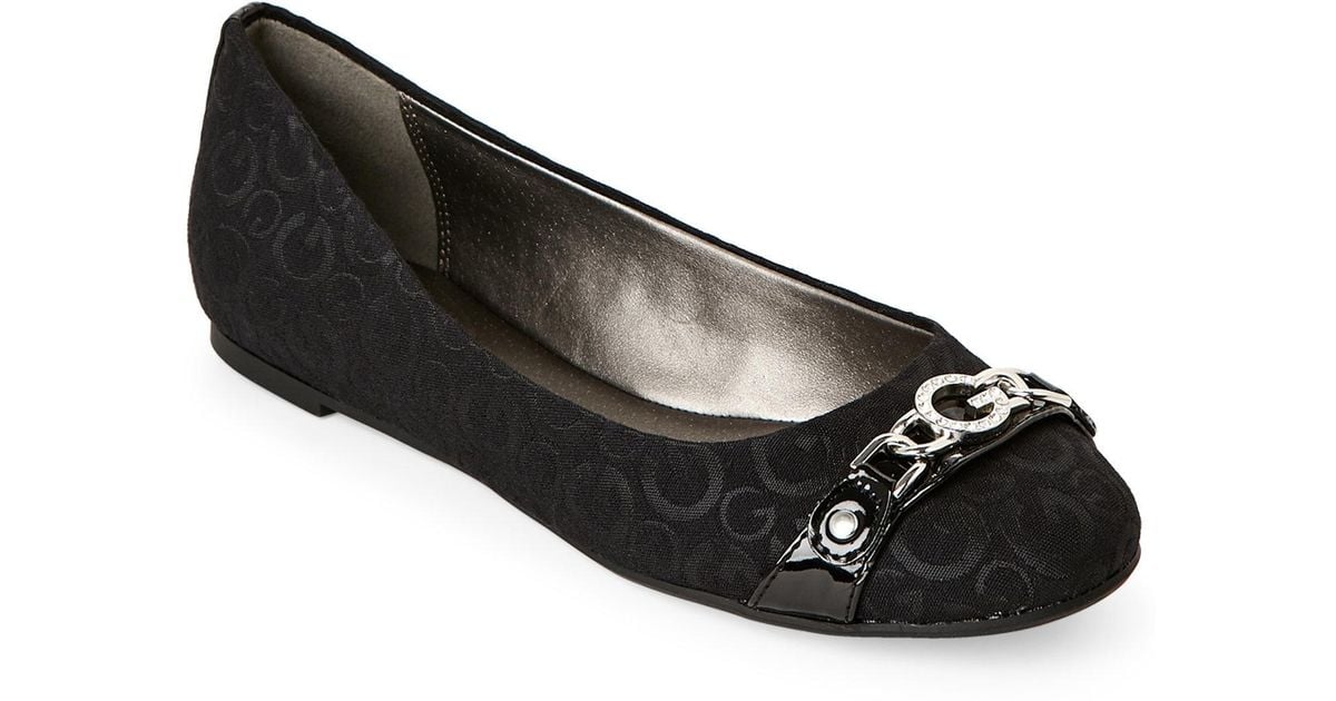 guess black flats