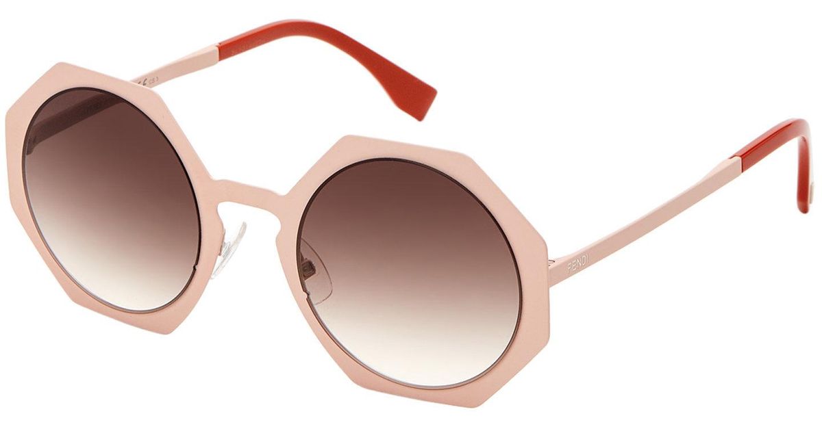 fendi hexagon sunglasses