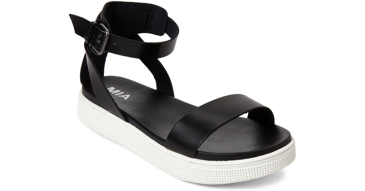 mia ellen sandals black