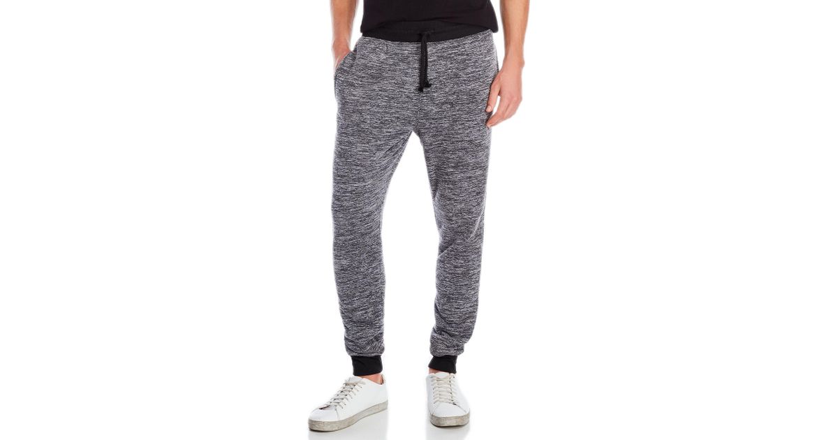 black dressy joggers