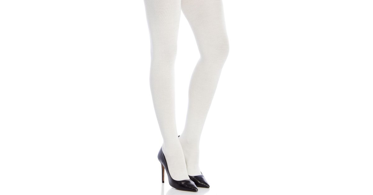 Wolford Wool Fine Merino Tights in Ecru (White) - Lyst