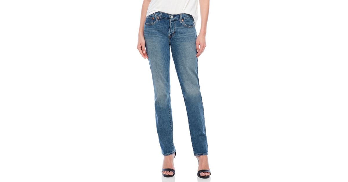 womens levi's 414 relaxed straight jeans