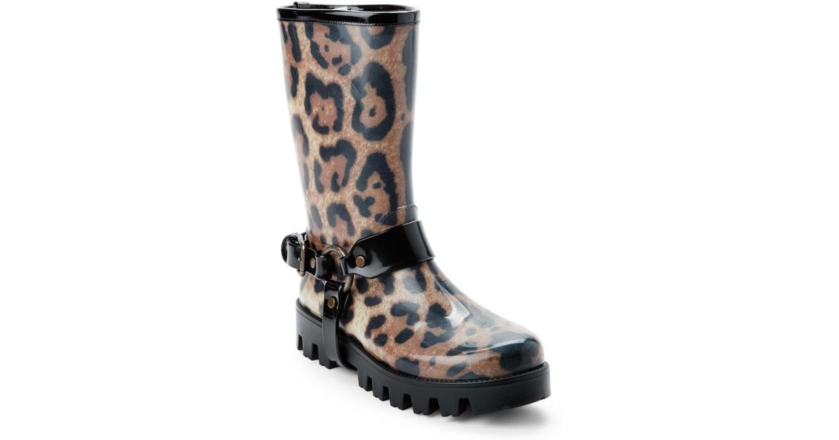 dolce and gabbana rain boots