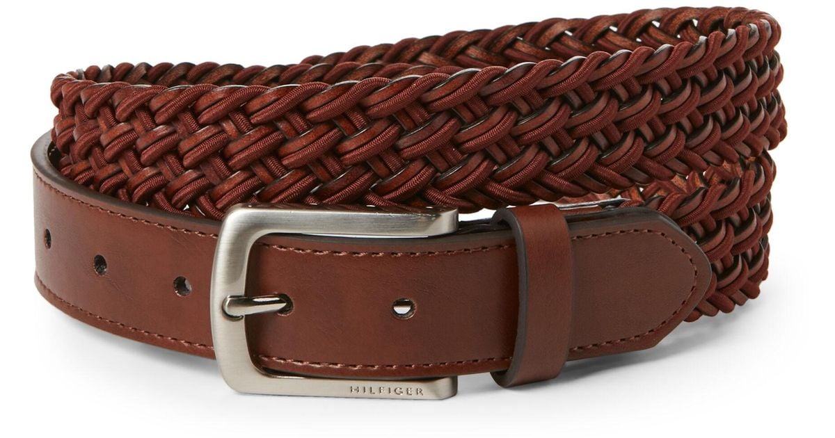 tommy hilfiger braided belt