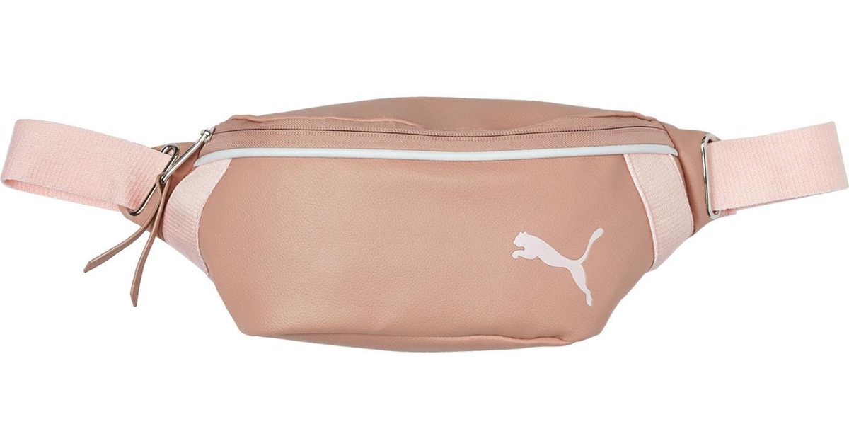 PUMA Leather Pink Royale Fanny Pack - Lyst