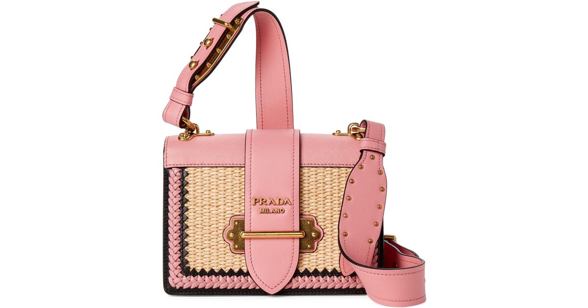 Shop Prada Cahier Leather Shoulder Bag Keweenaw Bay Indian Community