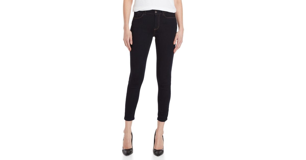 kensie skinny ankle crop jeans