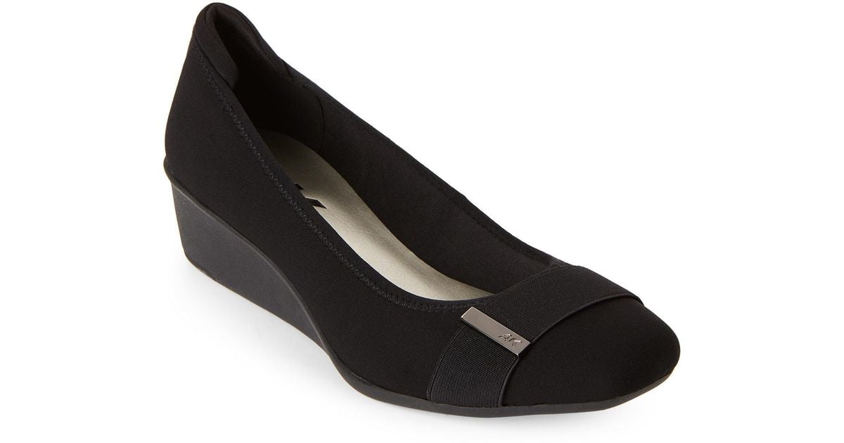 anne klein sport wedge shoes
