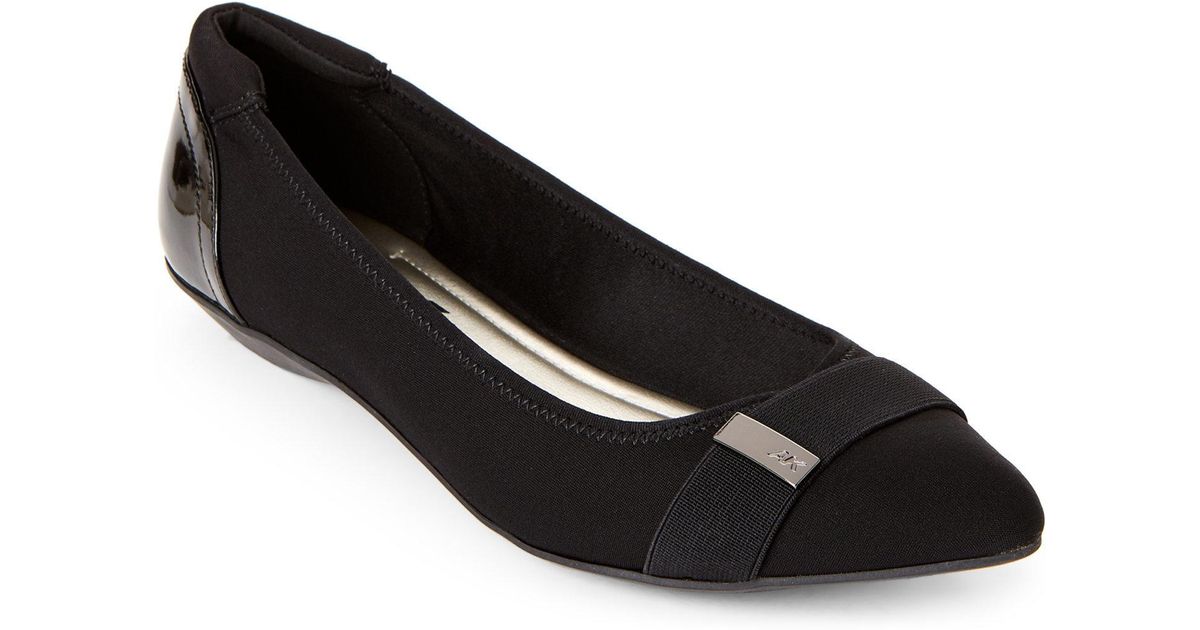 anne klein sport flats pointed toe