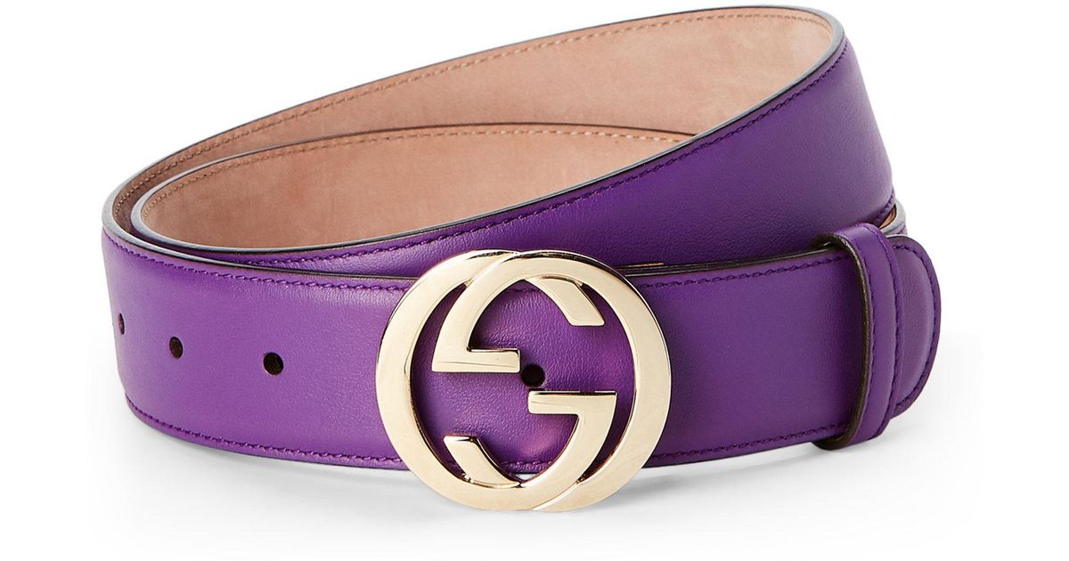 purple gucci belt cheap online