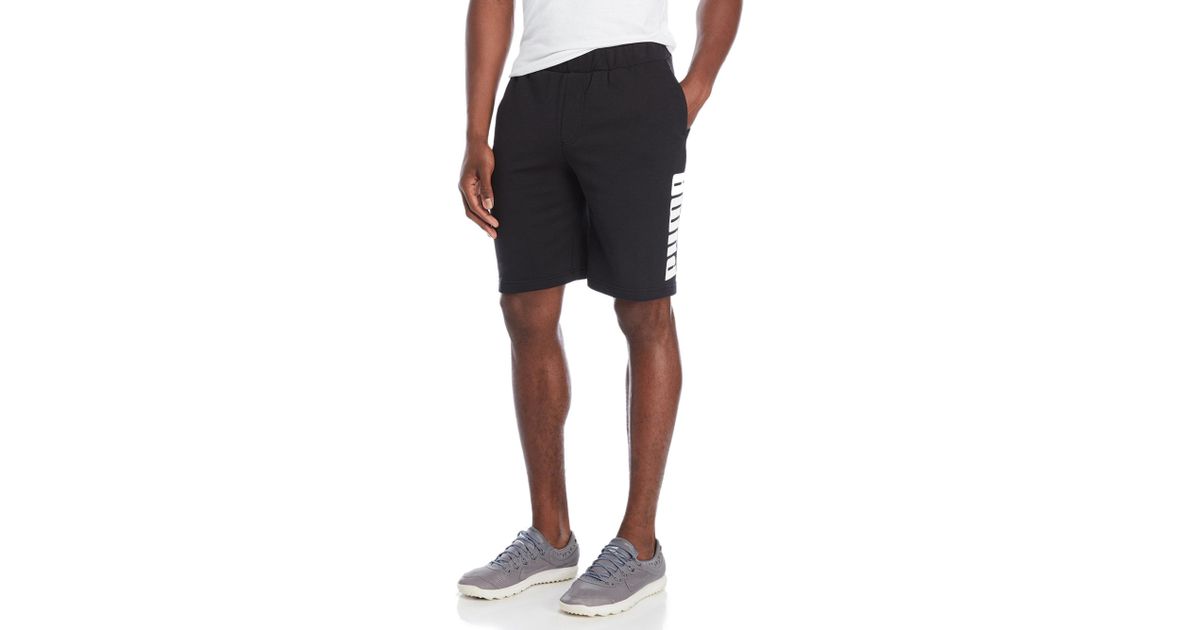 puma french terry shorts