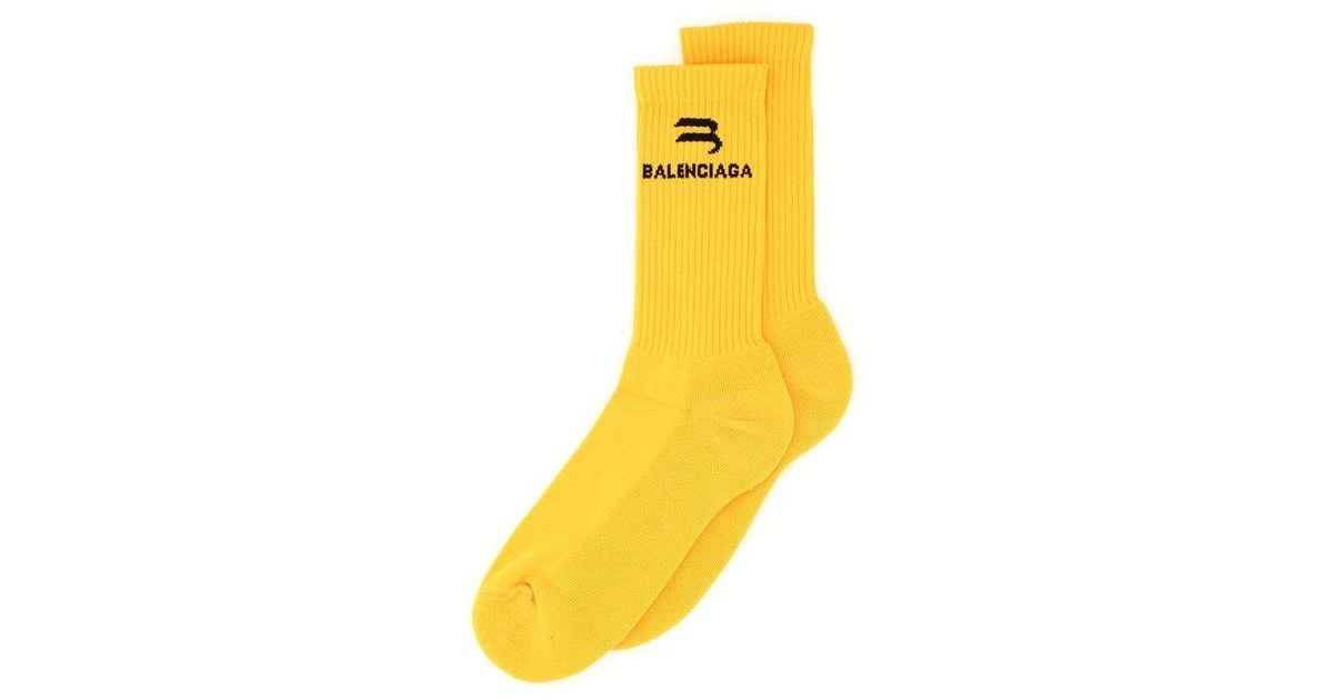 balenciaga sock shoes mens orange