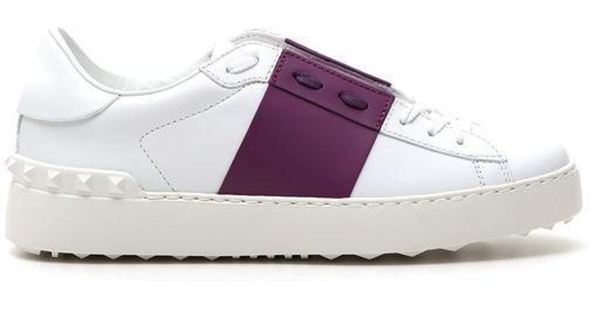 valentino open rockstud sneaker