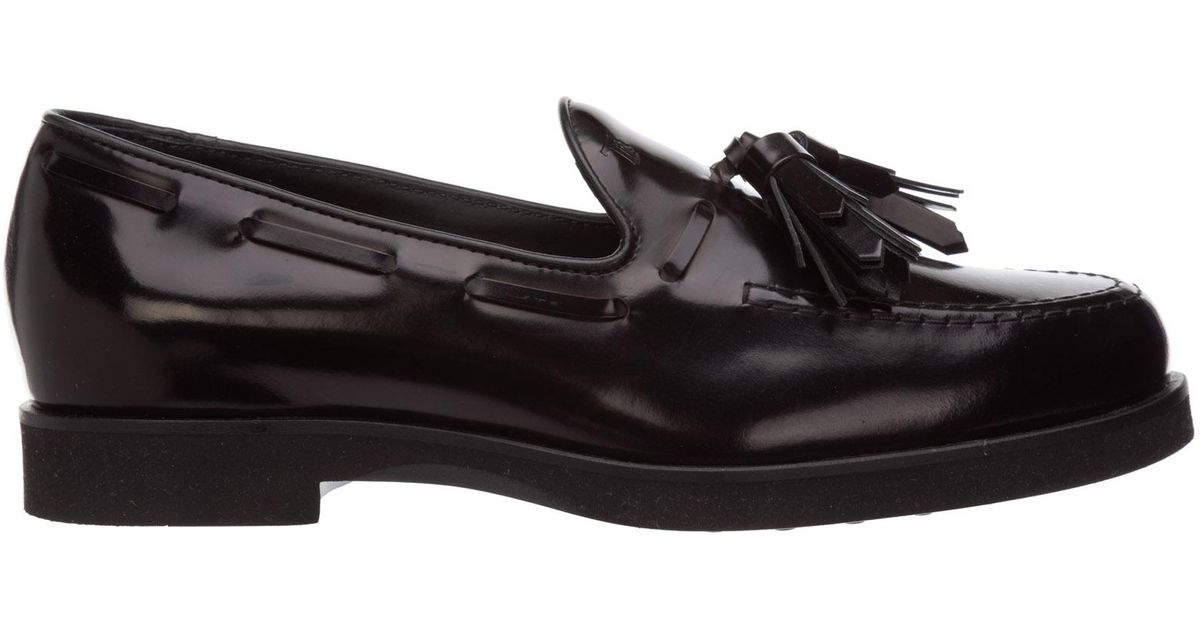 tods tassel loafers