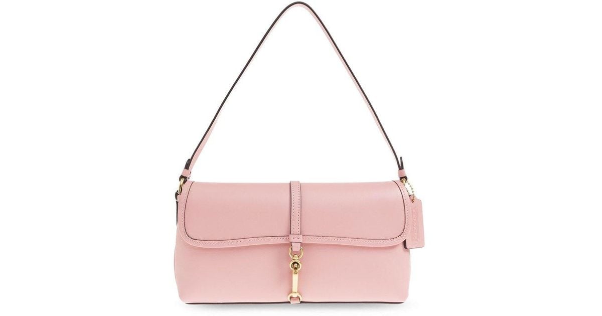 COACH 'hamptons' Shoulder Bag, in Pink | Lyst