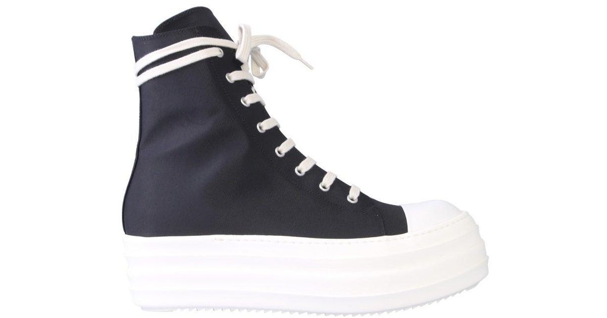 rick owens canvas shoes