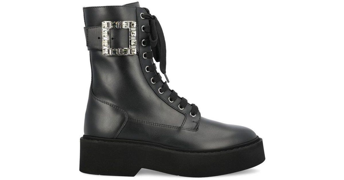 Roger vivier combat boots online