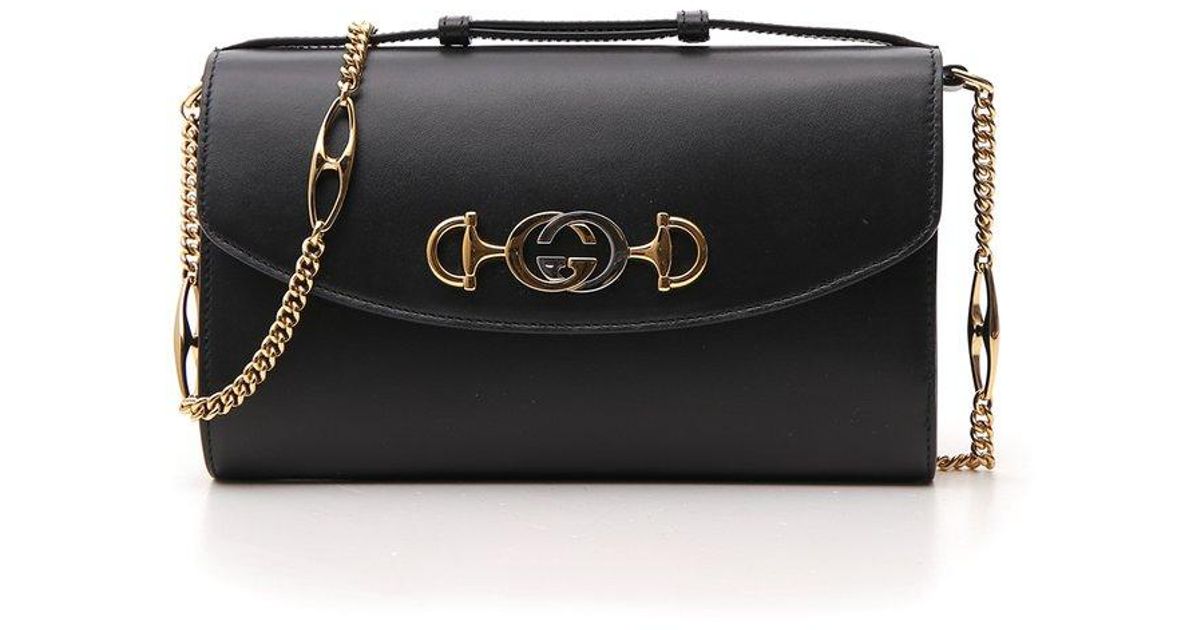 Gucci Zumi Small Shoulder Bag in Black Lyst