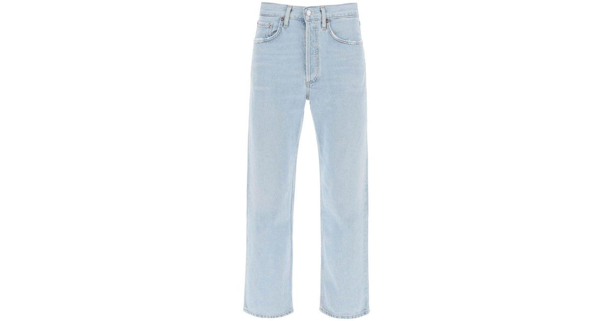 Agolde Lana Mid rise Cropped Leg Jeans in Blue Lyst UK