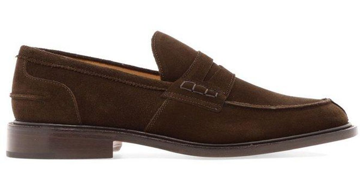 Tricker's James Slipon Loafers in Brown for Men Lyst