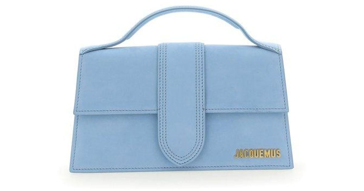 Jacquemus Leather Le Grand Bambino Crossbody Flap Bag in Blue Lyst Canada