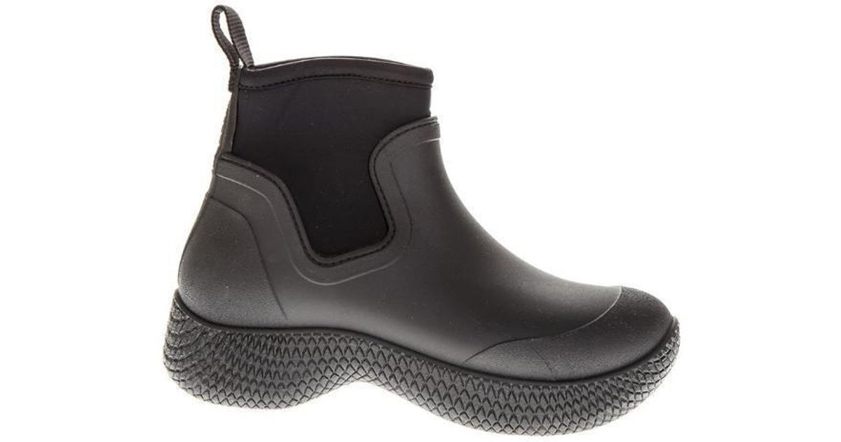 Celine Rubber Outdoor Ankle Boots in 