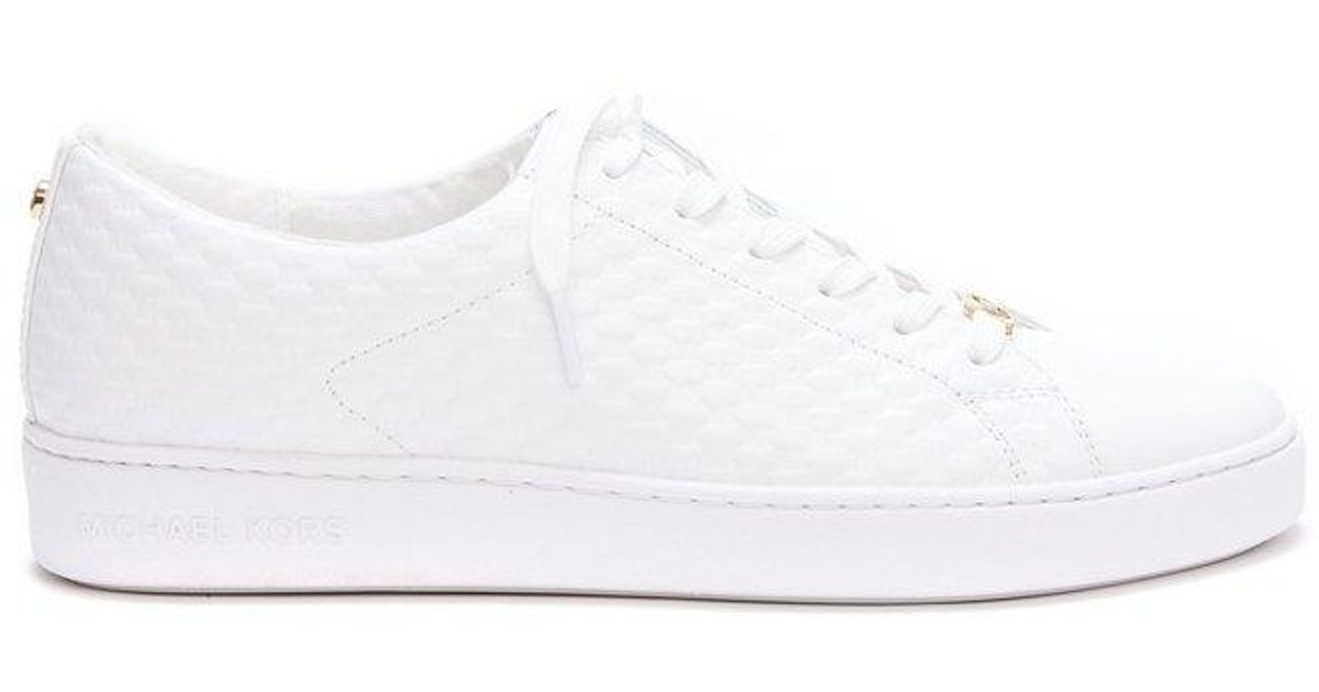 Rationel glide rapport MICHAEL Michael Kors Logo Plaque Low-top Sneakers in White | Lyst