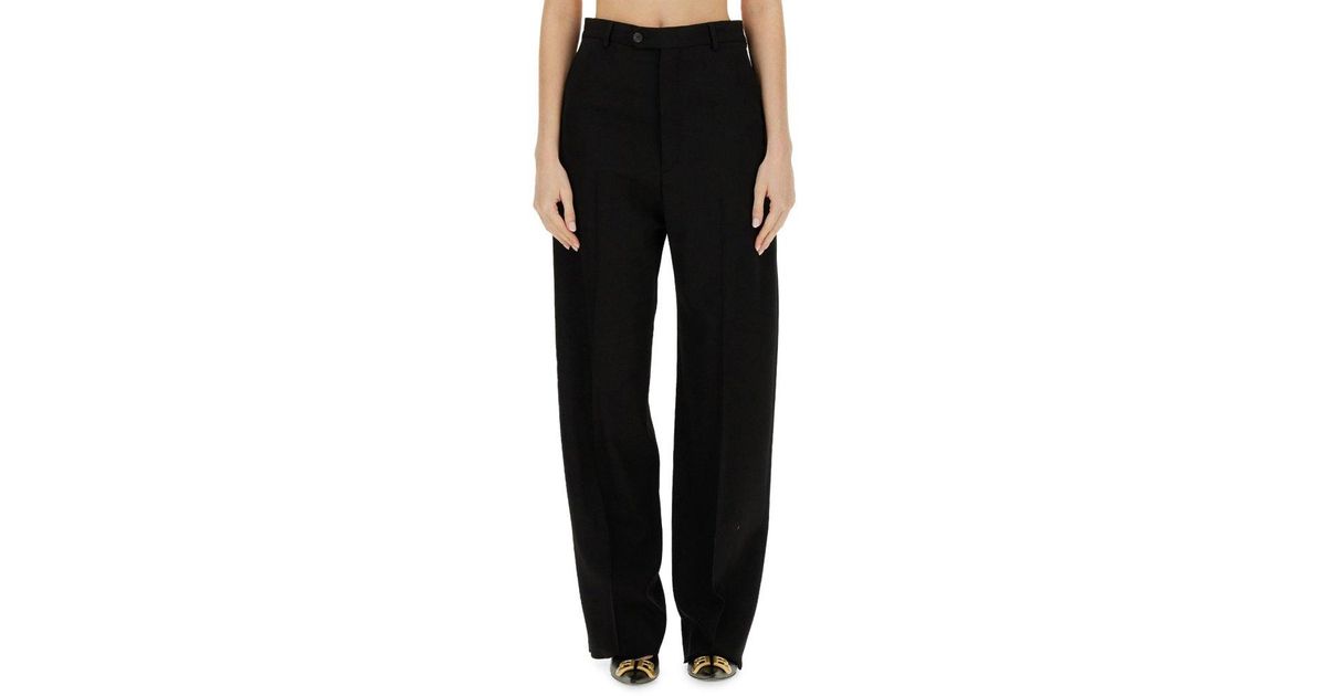 Balenciaga Baggy Tailored Pants in Black | Lyst