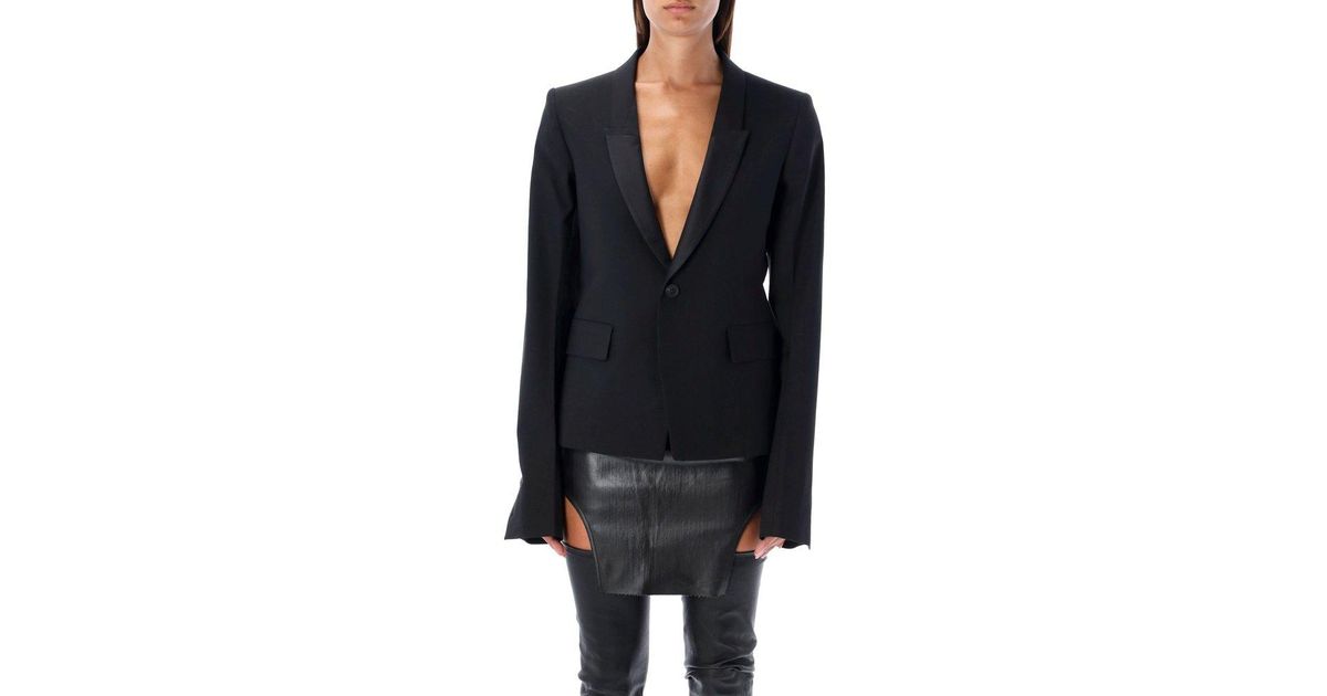 Rick Owens Soft Luxor Jacket in Black | Lyst