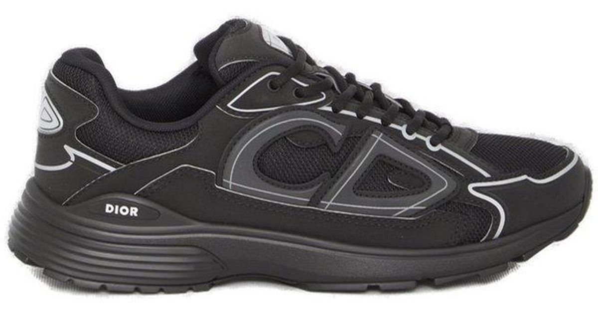 Dior B30 Lace-up Sneakers in Black for Men Lyst UK