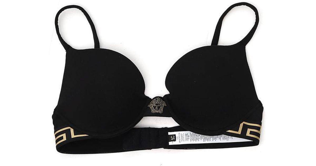 Versace Cotton Medusa Band Brazier in Black Lyst