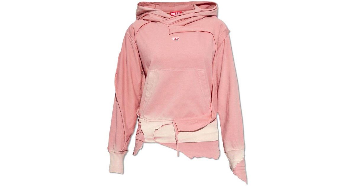 Diesel 2025 pink hoodie