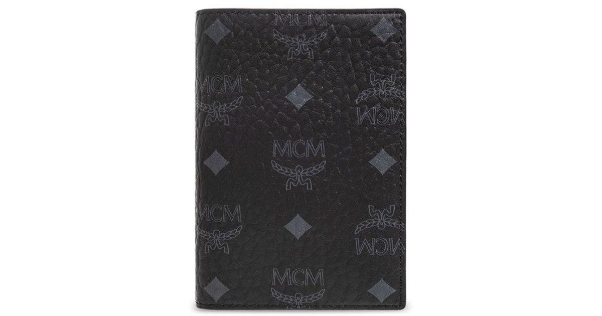 MCM Passport Holder, in Black Lyst